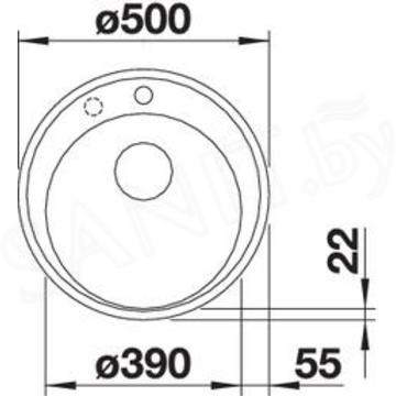 Кухонная мойка Blanco RIONA 45