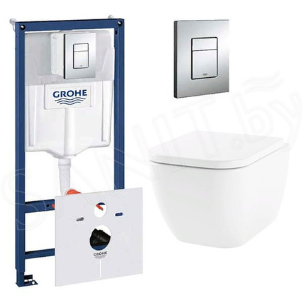 Комплект инсталляции Grohe Rapid SL 38775001 с подвесным унитазом Lavinia Boho One Rimless