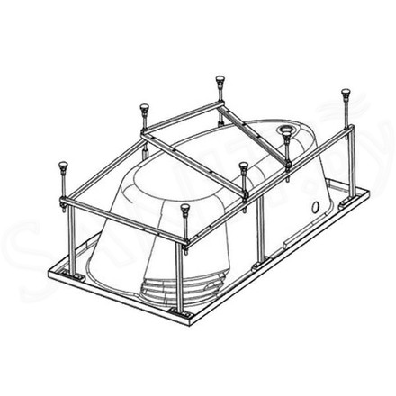 Монтажный комплект Santek Эдера 170х110
