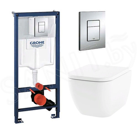 Комплект инсталляции Grohe Rapid SL 38772001 + подвесной унитаз Lavinia Boho One Compacto 3302003C