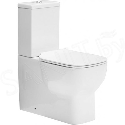 Напольный унитаз BelBagno Vaso BB127CP безободковый