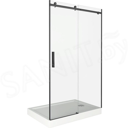 Душевая дверь Good Door Galaxy WTW-C-B черный профиль