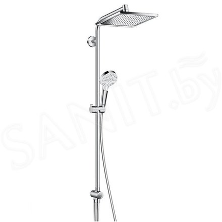 Душевая стойка Hansgrohe Crometta E 240 1jet Showerpipe Reno EcoSmart 27289000