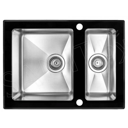 Кухонная мойка ZorG GS 6750-2 black