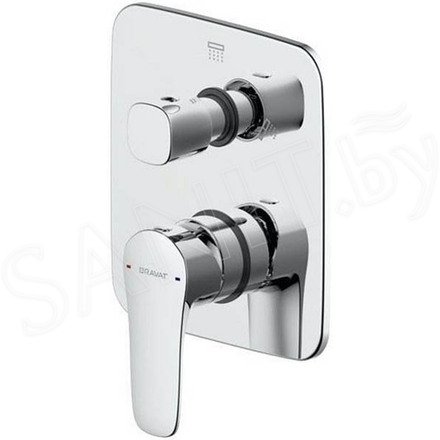 Смеситель скрытого монтажа Bravat Sourse PB8173218CP-2-ENG (2 функции)