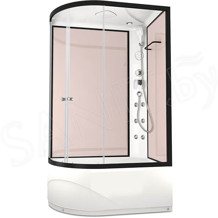 Душевая кабина Domani-Spa Delight 128 high pink capuchino