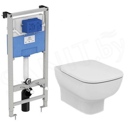 Комплект инсталляции Ideal Standard Prosys Frame 120 M с подвесным унитазом Esedra AquaBlade