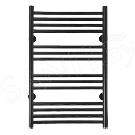 Полотенцесушитель Gloss&Reiter Line Л G1 (полимер, МУАР Black Rall MO9005) нижнее подключение