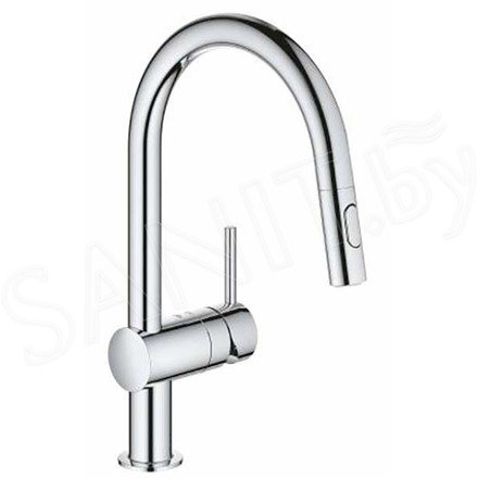 Смеситель для кухонной мойки Grohe Minta 32321002 / 32321DC2 с выдвижным изливом