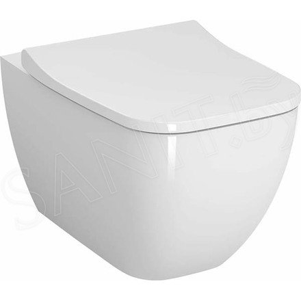 Подвесной унитаз Vitra Shift Rim-ex с сиденьем Slim