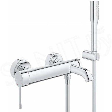 Смеситель для ванны Grohe Essence+ 33628001 с душевым гарнитуром