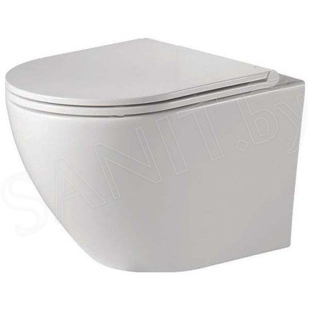Подвесной унитаз BelBagno Sfera-R BB046CHR безободковый