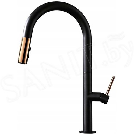 Смеситель для кухонной мойки Rea Apollo Black/Rose Gold REA-B9600