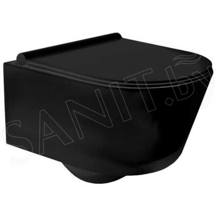 Подвесной унитаз Rea Porter Rimless Black C2361