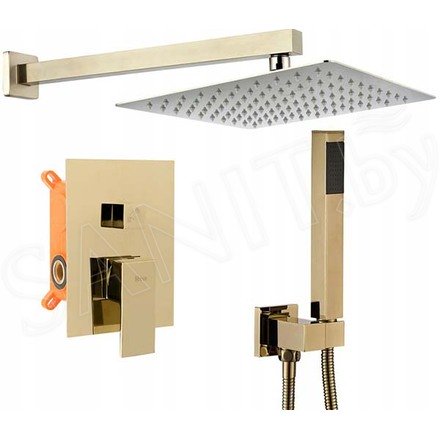 Душевая система Rea Bento Gold REA-P4893 встраиваемая