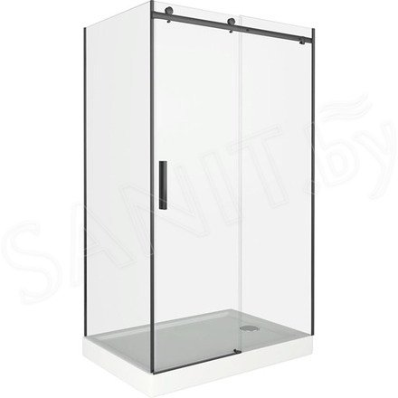 Душевой уголок Good Door Galaxy WTW + SP C-B 120 черный профиль