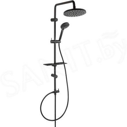 Душевая стойка Ferro Rondo Lux Black NP23-BL