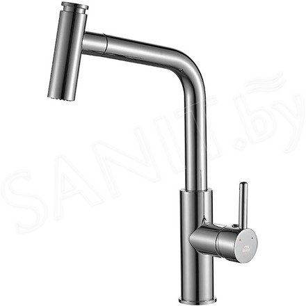 Смеситель для кухонной мойки Laveo Toro BAX_069D с выдвижным изливом