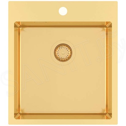 Кухонная мойка AquaSanita Steel Air 100 X-G gold
