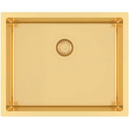 Кухонная мойка AquaSanita Steel Der 100 L-G gold