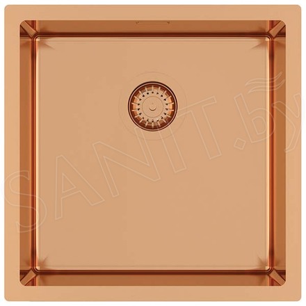Кухонная мойка AquaSanita Steel Der 100 X-C copper