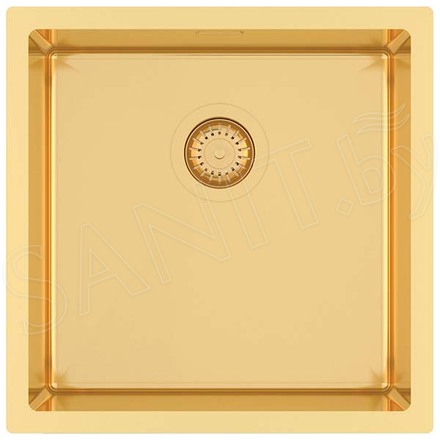 Кухонная мойка AquaSanita Steel Der 100 X-G gold