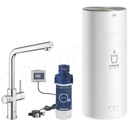 Смеситель для кухонной мойки Grohe Red Duo 30325001 / 30325DC1 в комплекте с бойлером
