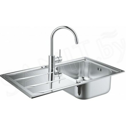 Кухонная мойка Grohe K400 31566SD0 + смеситель Grohe Concetto 32663001