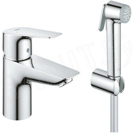 Смеситель для умывальника Grohe BauEdge 23757001 с гигиеническим душем