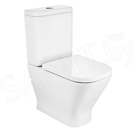 Напольный унитаз Roca Gap Clean Rim 600 безободковый