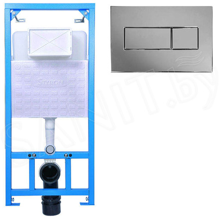 Инсталляция для унитаза Styron Niagara Fix STY-740 с кнопкой STY-800-2