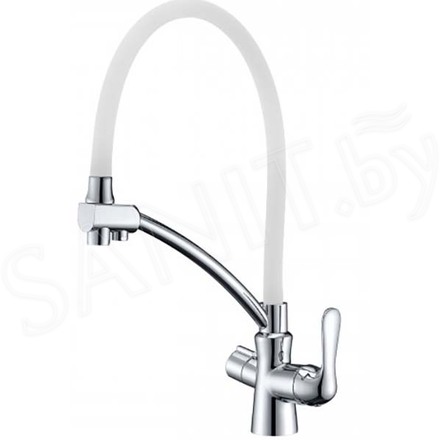Смеситель для кухонной мойки Lemark Comfort LM3070C-White с подключением к системе очистки воды