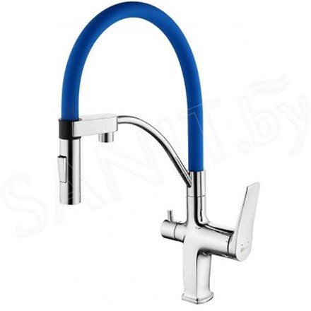 Смеситель для кухонной мойки Lemark Comfort LM3074C-Blue с подключением к системе очистки воды