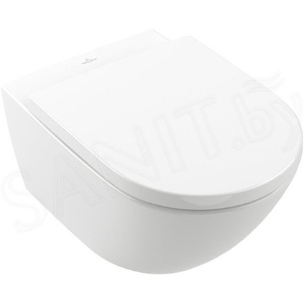 Подвесной унитаз Villeroy&Boch Subway 3.0 4670TS01 безободковый с сиденьем Soft Close