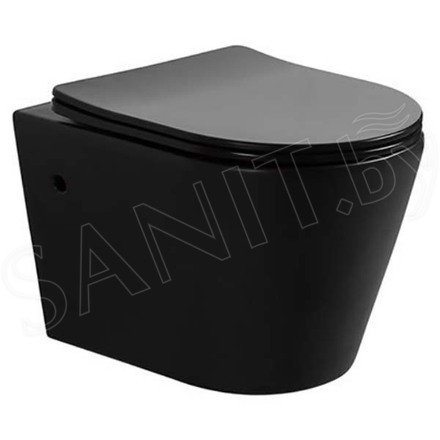 Подвесной унитаз Timo Rimless Inari TK-503 MB