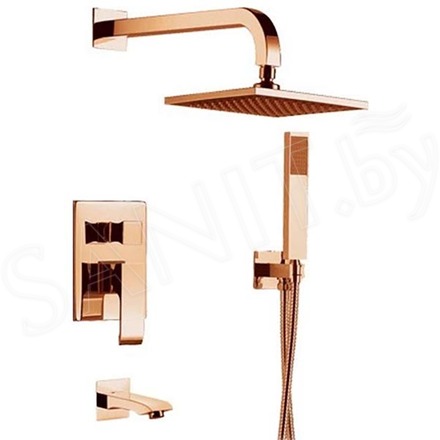 Душевая система скрытого монтажа Ahti Kerava Gold KA405318