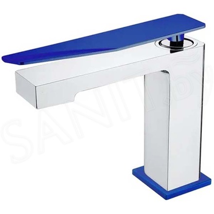 Смеситель для умывальника Boheme Q 141-CRUW.2 Chrome Ultramarine