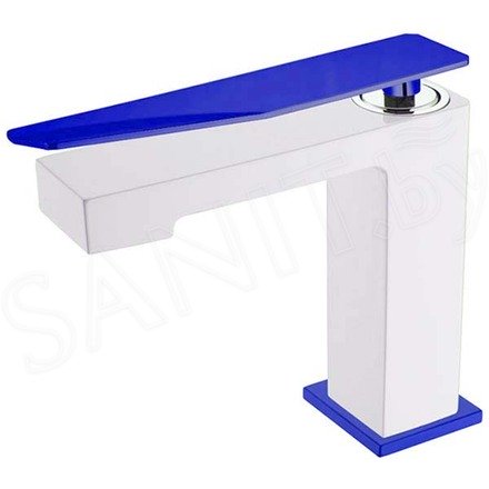 Смеситель для умывальника Boheme Q 141-WUW.2 White Ultramarine