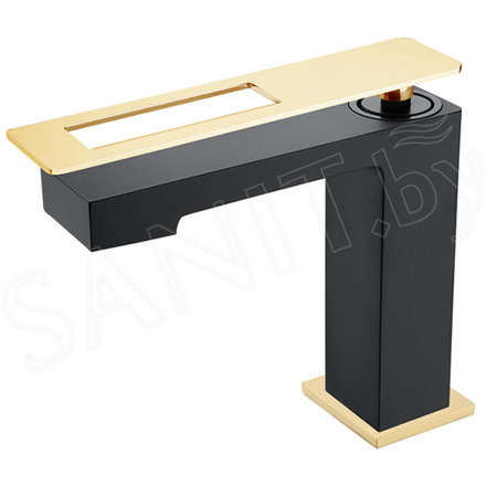 Смеситель для умывальника Boheme Q 141-BG Black Gold