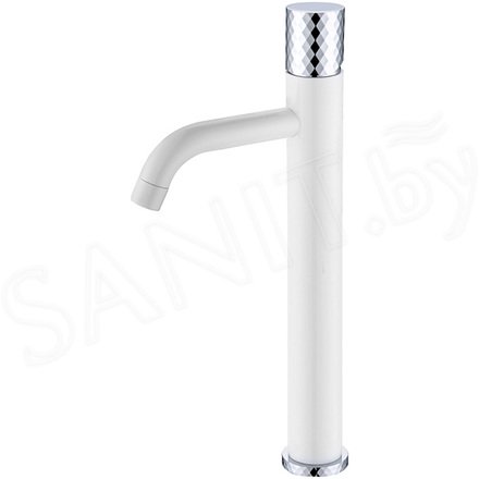 Смеситель для умывальника Boheme Stick 122-WCR White Diamond Chrome