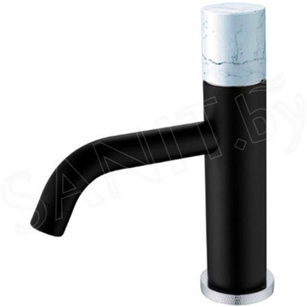 Смеситель для умывальника Boheme Stick 121-B-MR-W Black White