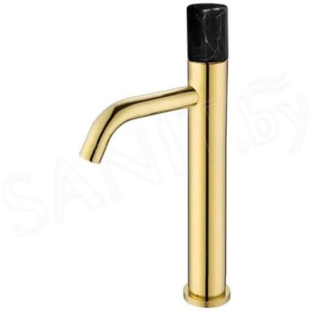 Смеситель для умывальника Boheme Stick 122-G-MR-B Gold Black