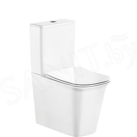 Напольный унитаз Cerutti Arno CT7838 безободковый с крышкой Soft Close