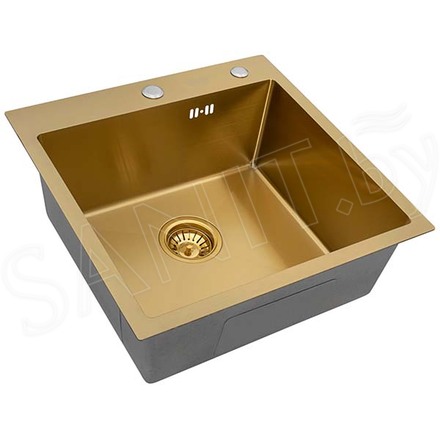 Кухонная мойка Arfeka Eco AR 50 Gold PVD Nano / Gold PVD Nano Decor
