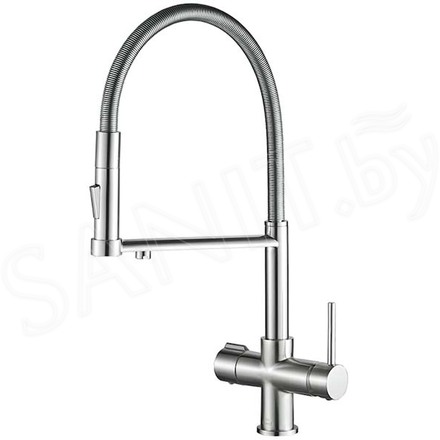 Смеситель для кухонной мойки Zorg Steel Hammer SH 2002 под фильтр