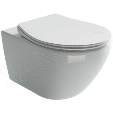 Подвесной унитаз CeramicaNova Pearl CN8001 Rimless Soft Close