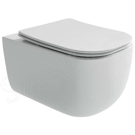Подвесной унитаз CeramicaNova Noel CN3013 Rimless Soft Close