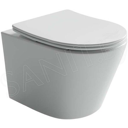 Подвесной унитаз CeramicaNova Balearica CN6000 / CN6000MW Rimless Soft Close