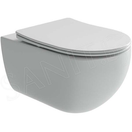 Подвесной унитаз CeramicaNova Long CN3015 Rimless Soft Close
