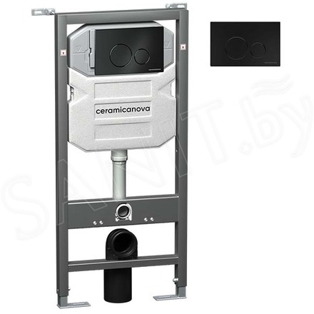Инсталляция для подвесного унитаза CeramicaNova Envision CN1001B 3 в 1